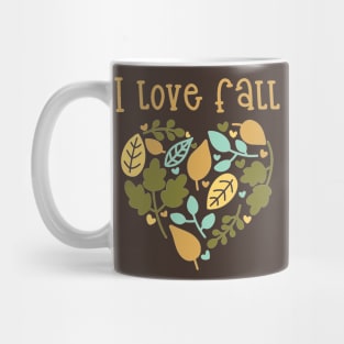 I Love Fall Mug